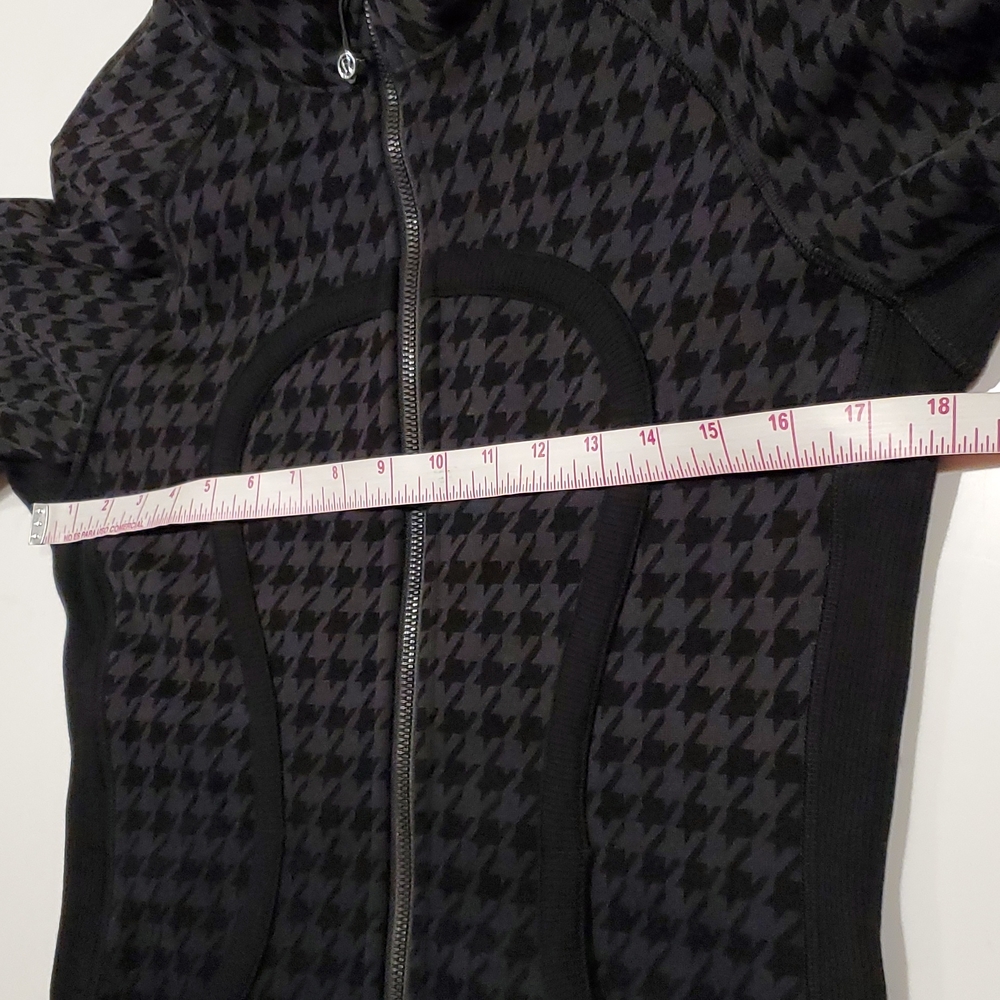 Lululemon Scuba Hoodie II, Giant Houndstooth Dip Dye Deep Coal Black/Bla… - Picture 10 of 11